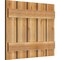 Ekena Millwork Spaced Board-n-Batten Shutters, Rough Sawn Western Red Cedar, 28 7/8W x 23H, PR RBS06S29X023RWR - alternate 2